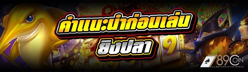 คำแนะนำก่อนเล่นยิงปลา