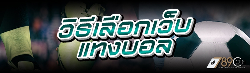 วิธีเลือกเว็บแทงบอล
